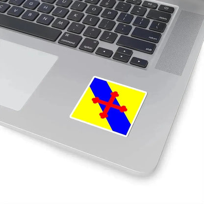 Flag of Sullens Switzerland - STICKER Vinyl Kiss-Cut Decal - The Sticker Space