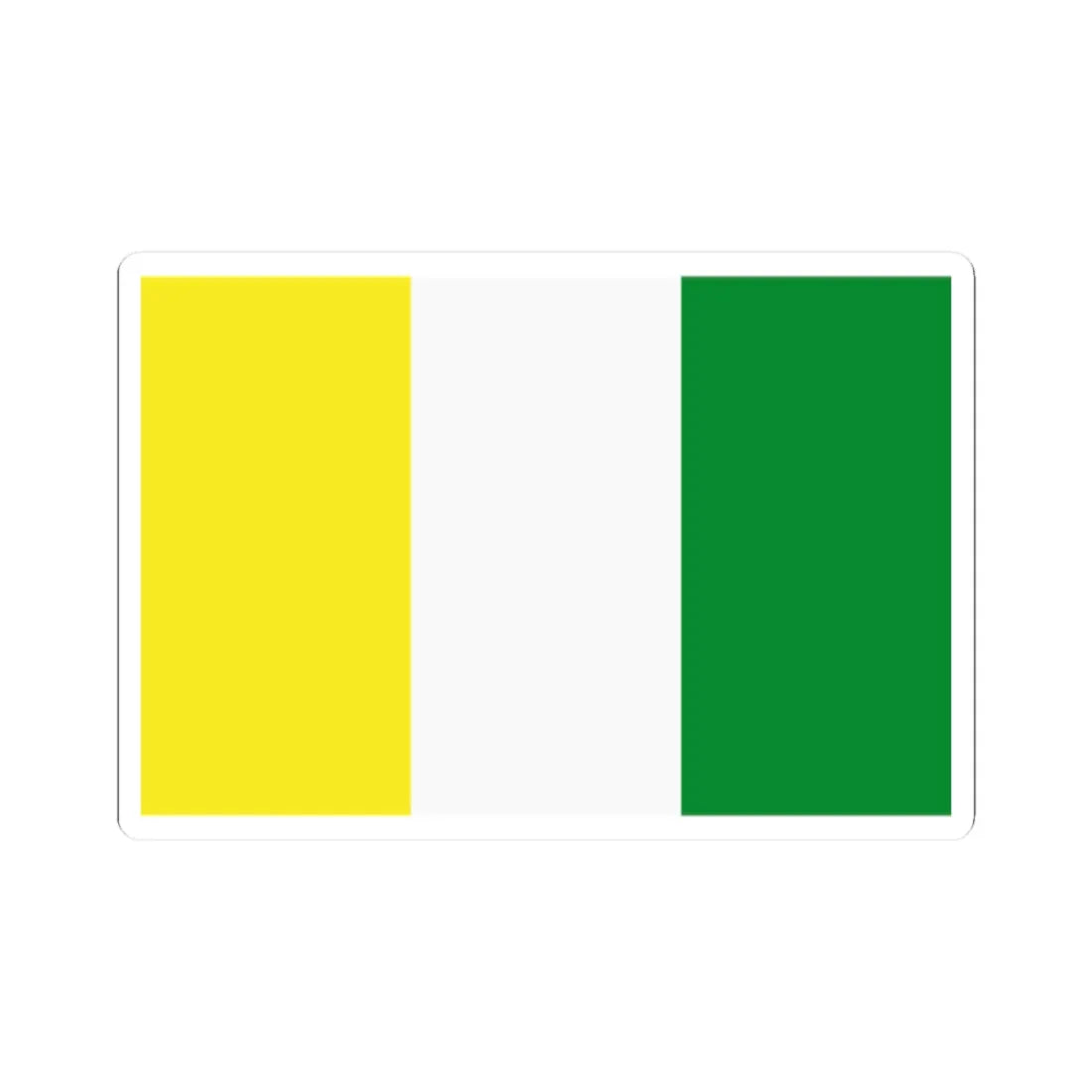 Flag of Sultanate of Matan (Indonesia) STICKER Vinyl Kiss-Cut Decal 2 Inch White - The Sticker Space