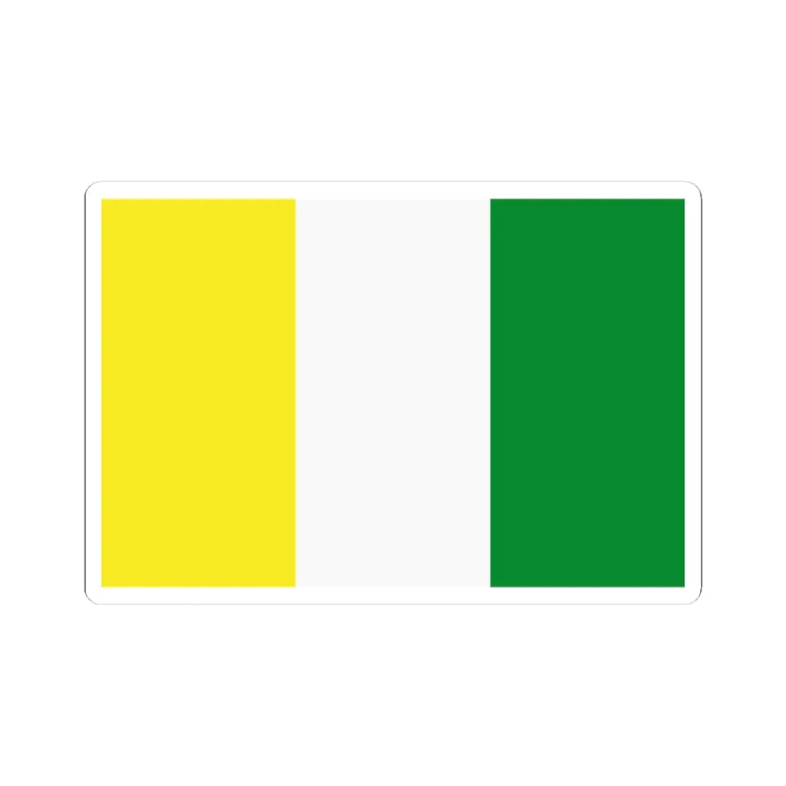 Flag of Sultanate of Matan (Indonesia) STICKER Vinyl Kiss-Cut Decal 3 Inch White - The Sticker Space