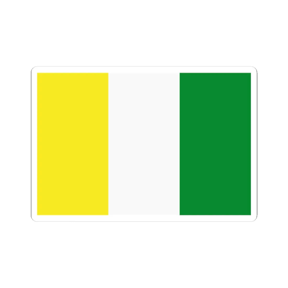 Flag of Sultanate of Matan (Indonesia) STICKER Vinyl Kiss-Cut Decal 4 Inch White - The Sticker Space