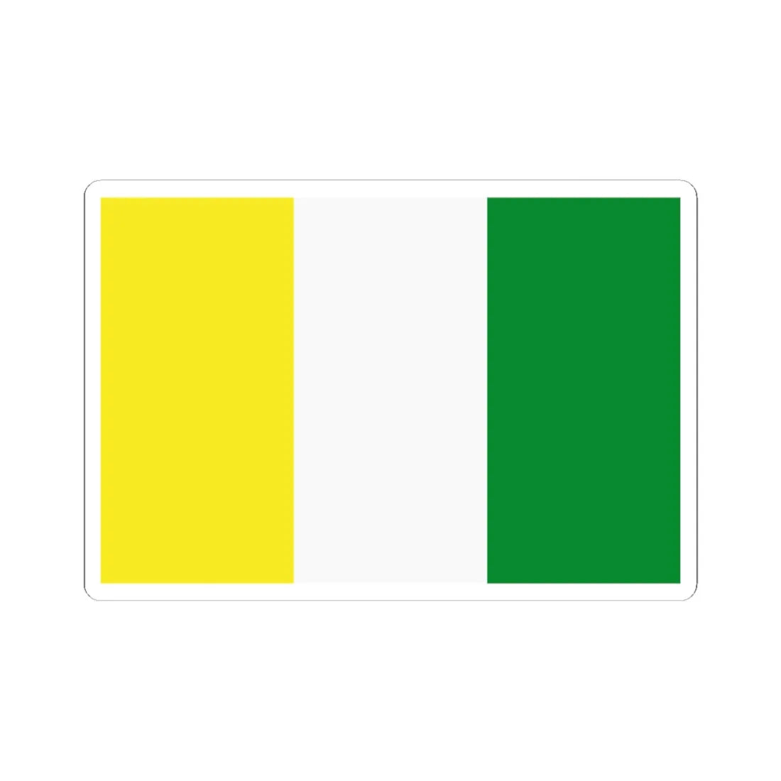 Flag of Sultanate of Matan (Indonesia) STICKER Vinyl Kiss-Cut Decal 6 Inch White - The Sticker Space