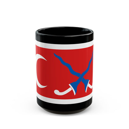 Flag of Sultanate of Mataram Malaysia - Black Coffee Mug-15oz-The Sticker Space