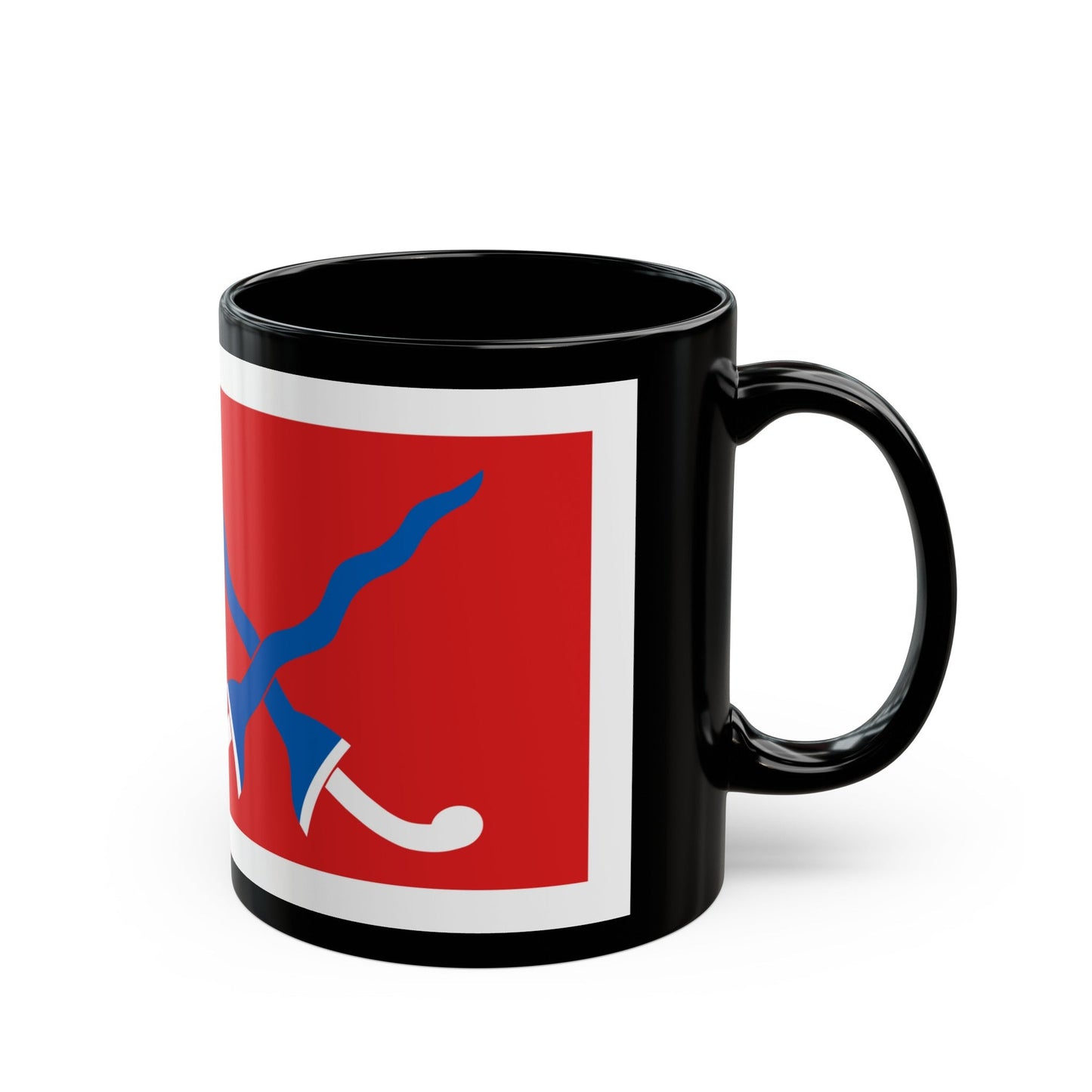 Flag of Sultanate of Mataram Malaysia - Black Coffee Mug-The Sticker Space