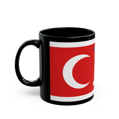 Flag of Sultanate of Mataram Malaysia - Black Coffee Mug-The Sticker Space