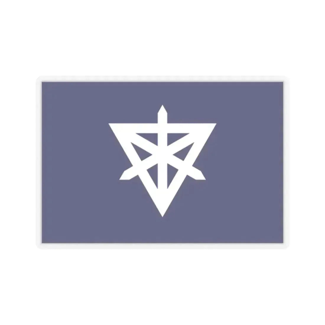 Flag of Sumida Tokyo Japan - STICKER Vinyl Kiss-Cut Decal 2 Inch Transparent - The Sticker Space