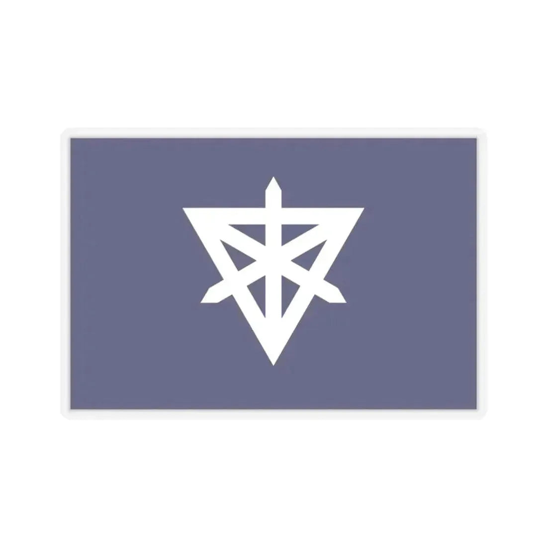 Flag of Sumida Tokyo Japan - STICKER Vinyl Kiss-Cut Decal 3 Inch Transparent - The Sticker Space