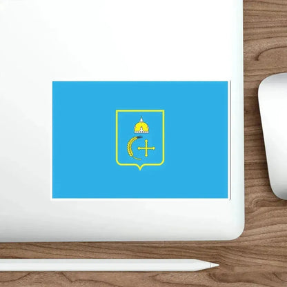 Flag of Sumy Oblast Ukraine STICKER Vinyl Die-Cut Decal - The Sticker Space