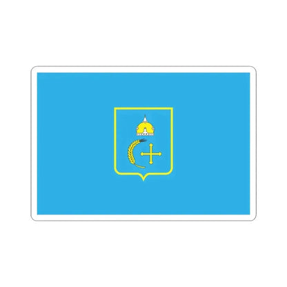 Flag of Sumy Oblast Ukraine - STICKER Vinyl Kiss-Cut Decal 3 Inch White - The Sticker Space