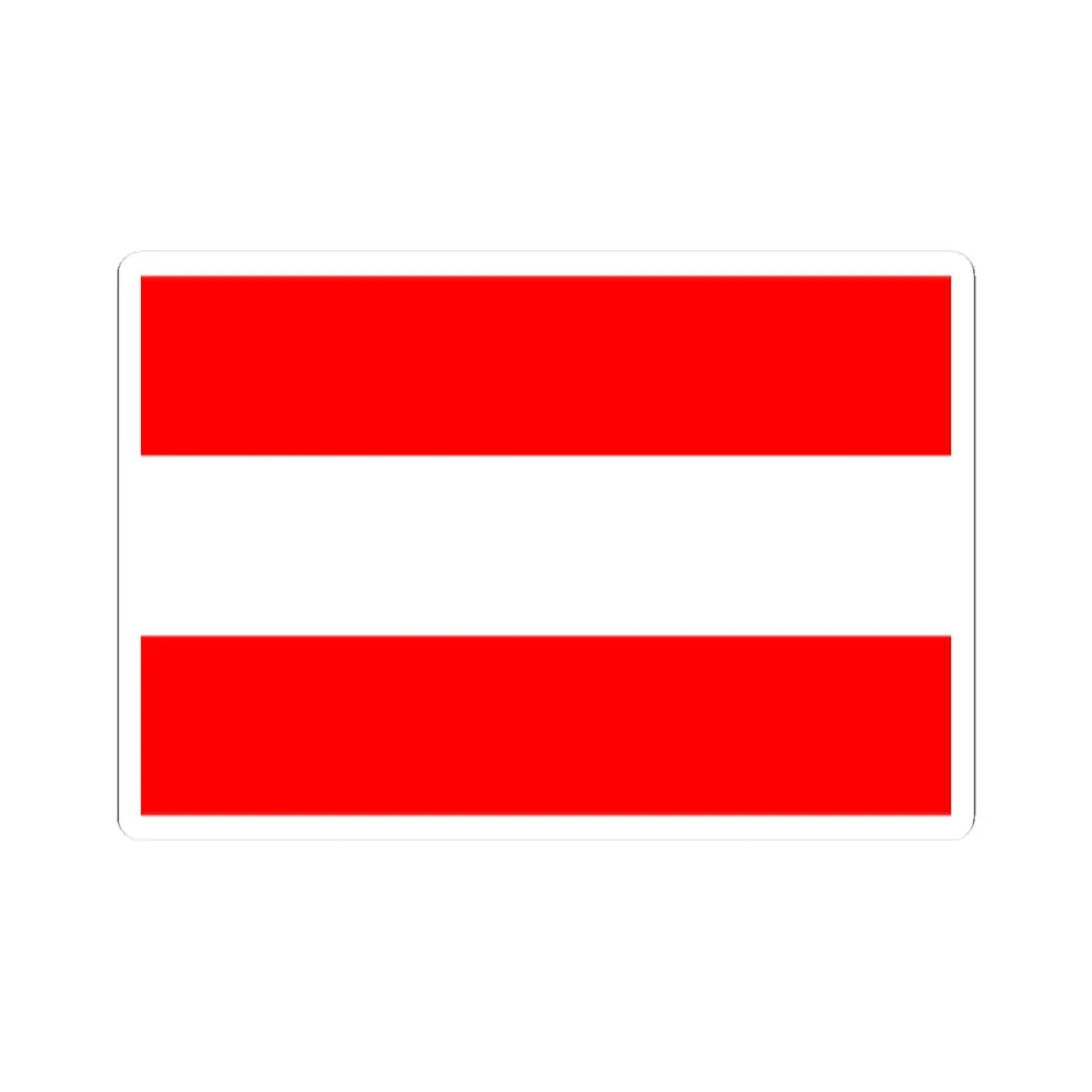 Flag of Sunanate of Surakarta (Indonesia) STICKER Vinyl Kiss-Cut Decal 2 Inch White - The Sticker Space