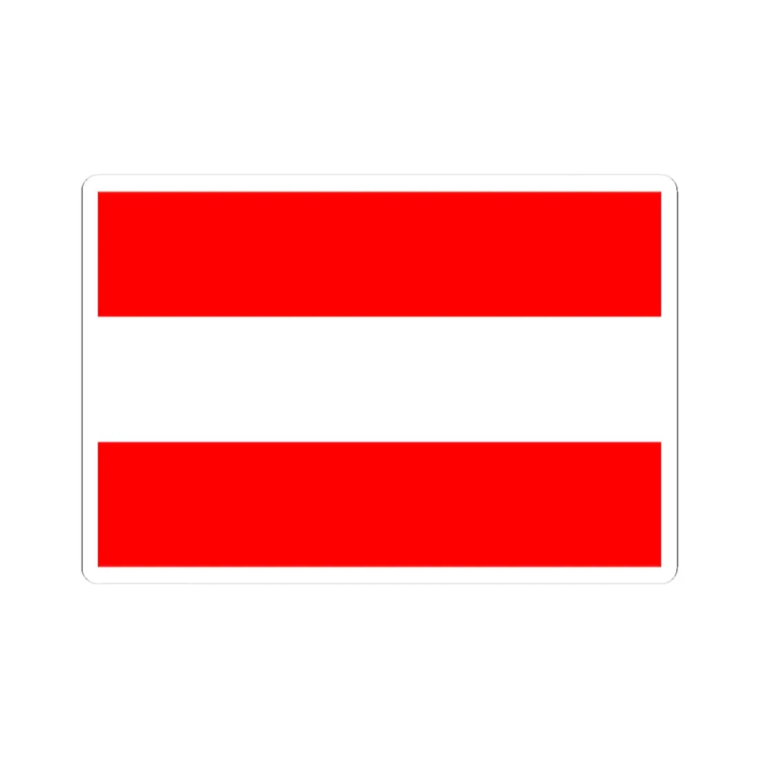 Flag of Sunanate of Surakarta (Indonesia) STICKER Vinyl Kiss-Cut Decal 3 Inch White - The Sticker Space