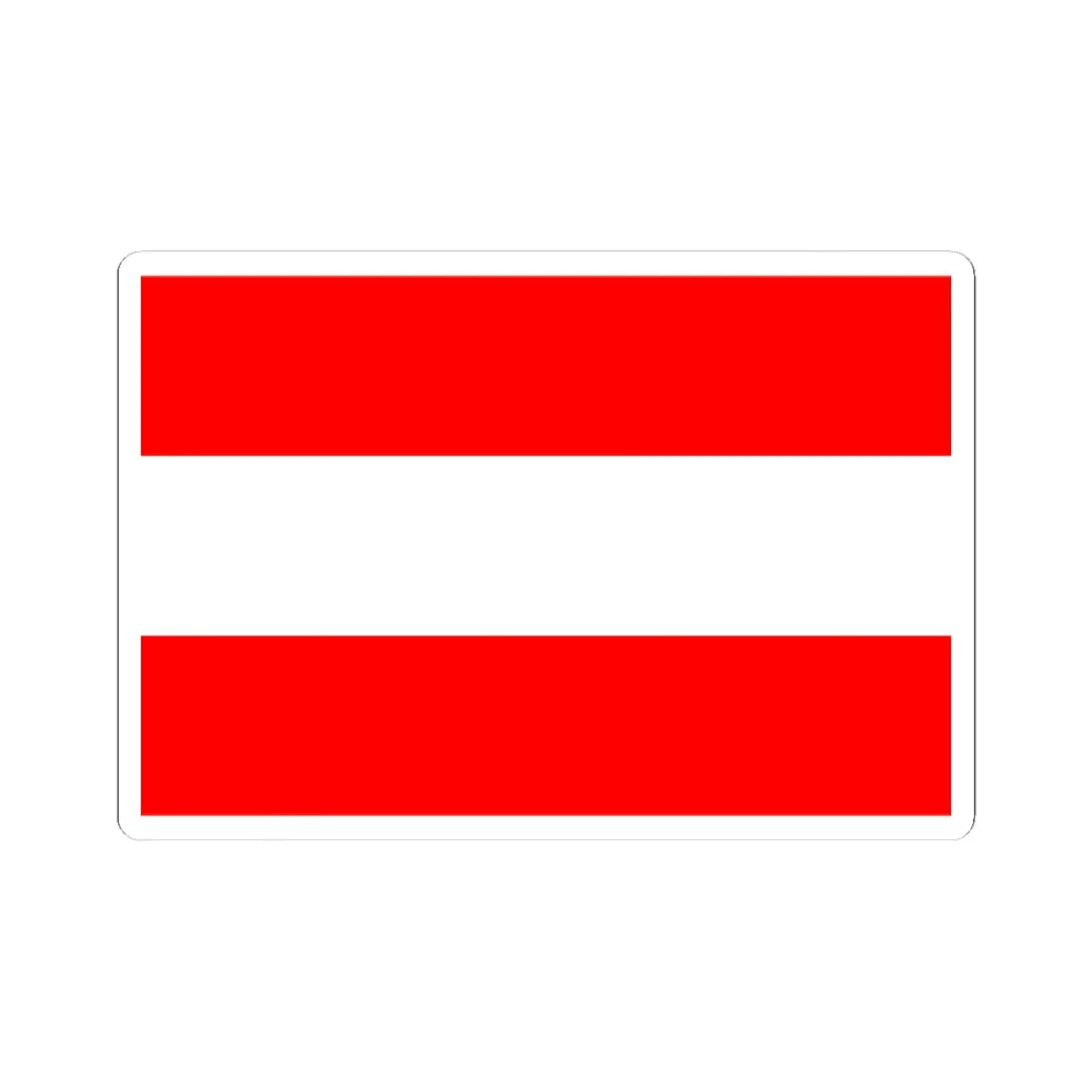 Flag of Sunanate of Surakarta (Indonesia) STICKER Vinyl Kiss-Cut Decal 4 Inch White - The Sticker Space