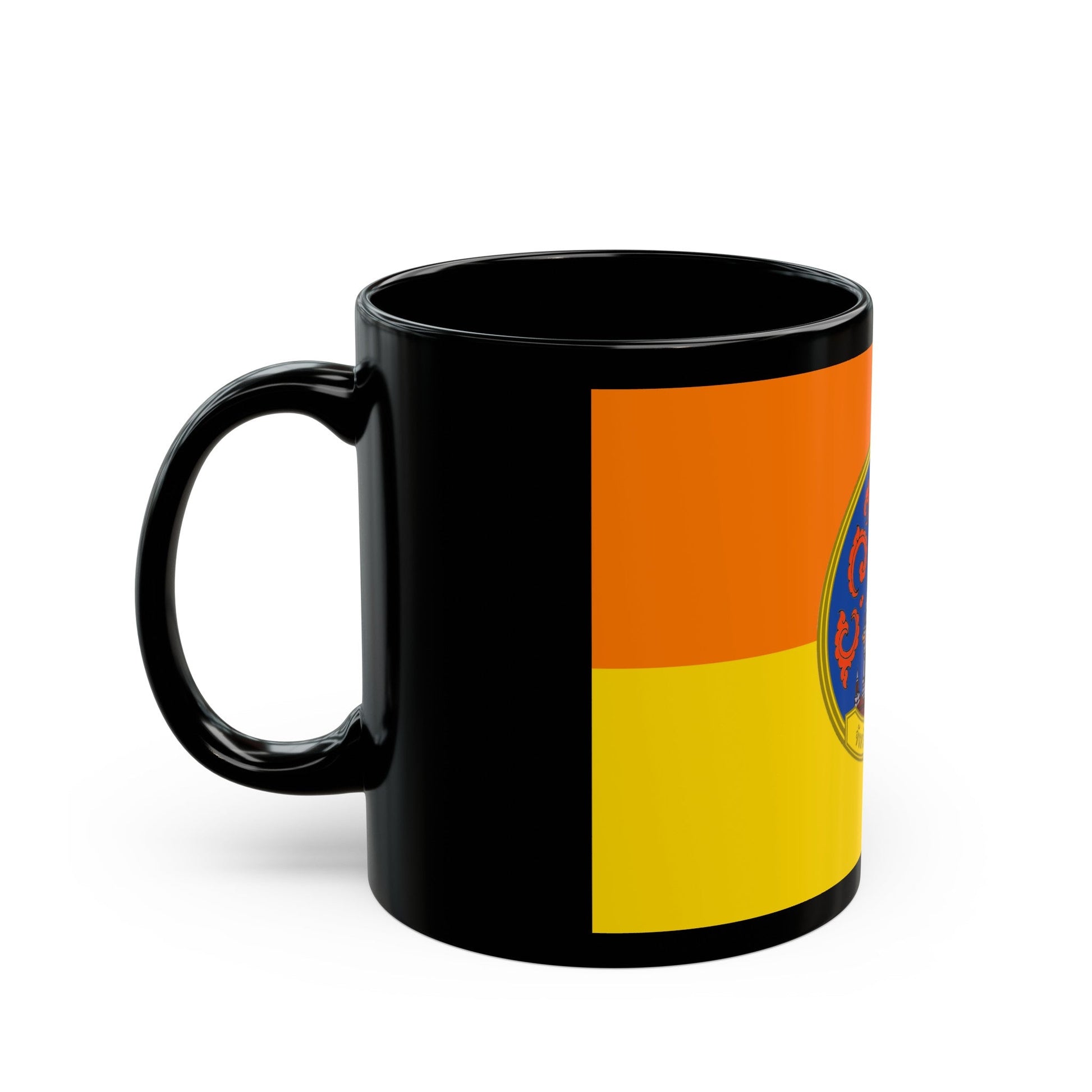 Flag of Surat Thani Province Thailand - Black Coffee Mug-The Sticker Space