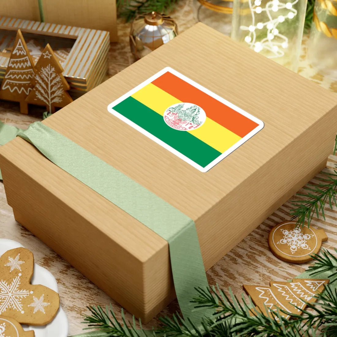 Flag of Surin province (Thailand) STICKER Vinyl Kiss-Cut Decal - The Sticker Space