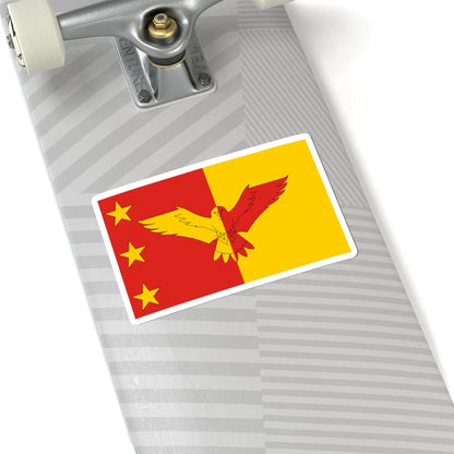 Flag of Sutherland 2018 (Scotland) STICKER Vinyl Kiss-Cut Decal - The Sticker Space