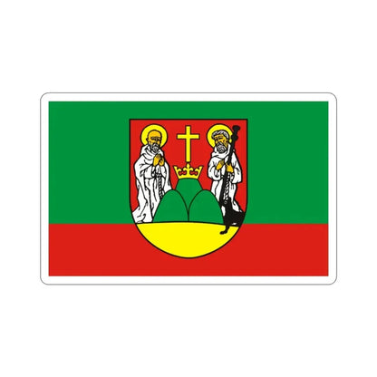 Flag of Suwałki Poland STICKER Vinyl Die-Cut Decal - The Sticker Space