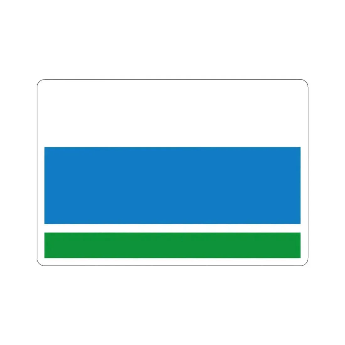 Flag of Sverdlovsk Oblast Russia STICKER Vinyl Die-Cut Decal 3 Inch - The Sticker Space