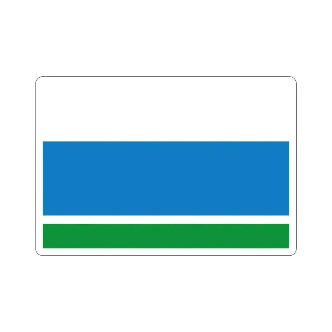 Flag of Sverdlovsk Oblast Russia STICKER Vinyl Die-Cut Decal 4 Inch - The Sticker Space