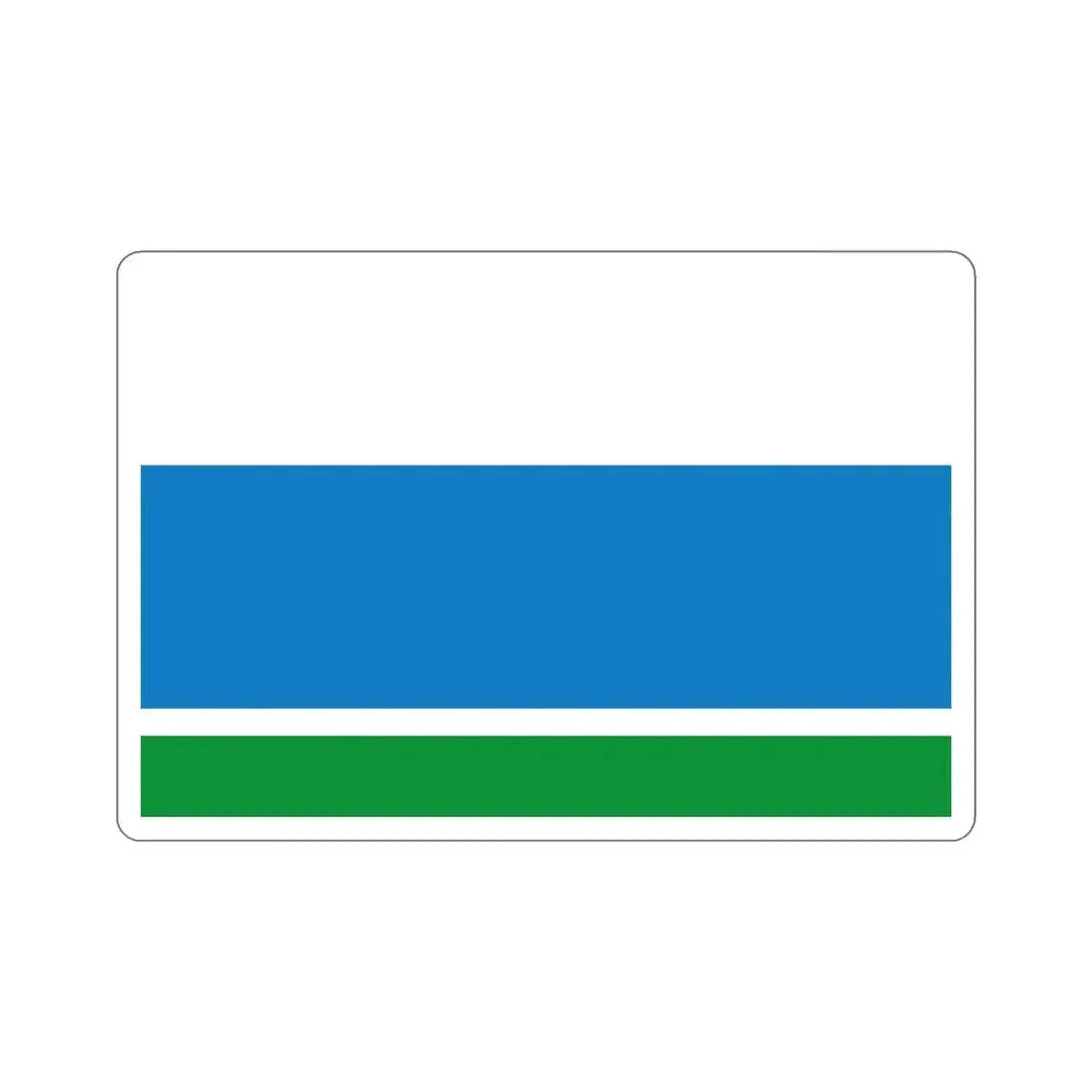 Flag of Sverdlovsk Oblast Russia STICKER Vinyl Die-Cut Decal 5 Inch - The Sticker Space