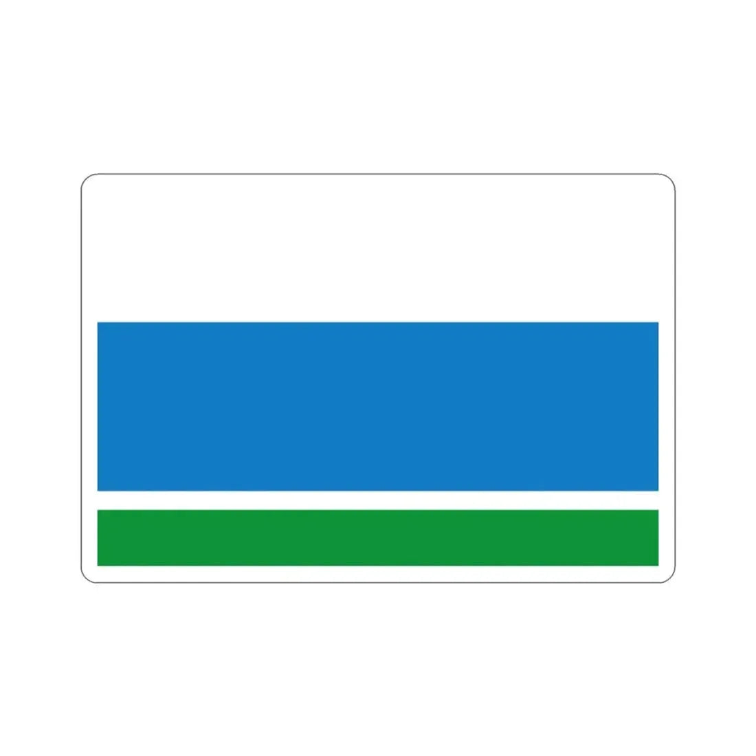 Flag of Sverdlovsk Oblast Russia STICKER Vinyl Die-Cut Decal - The Sticker Space