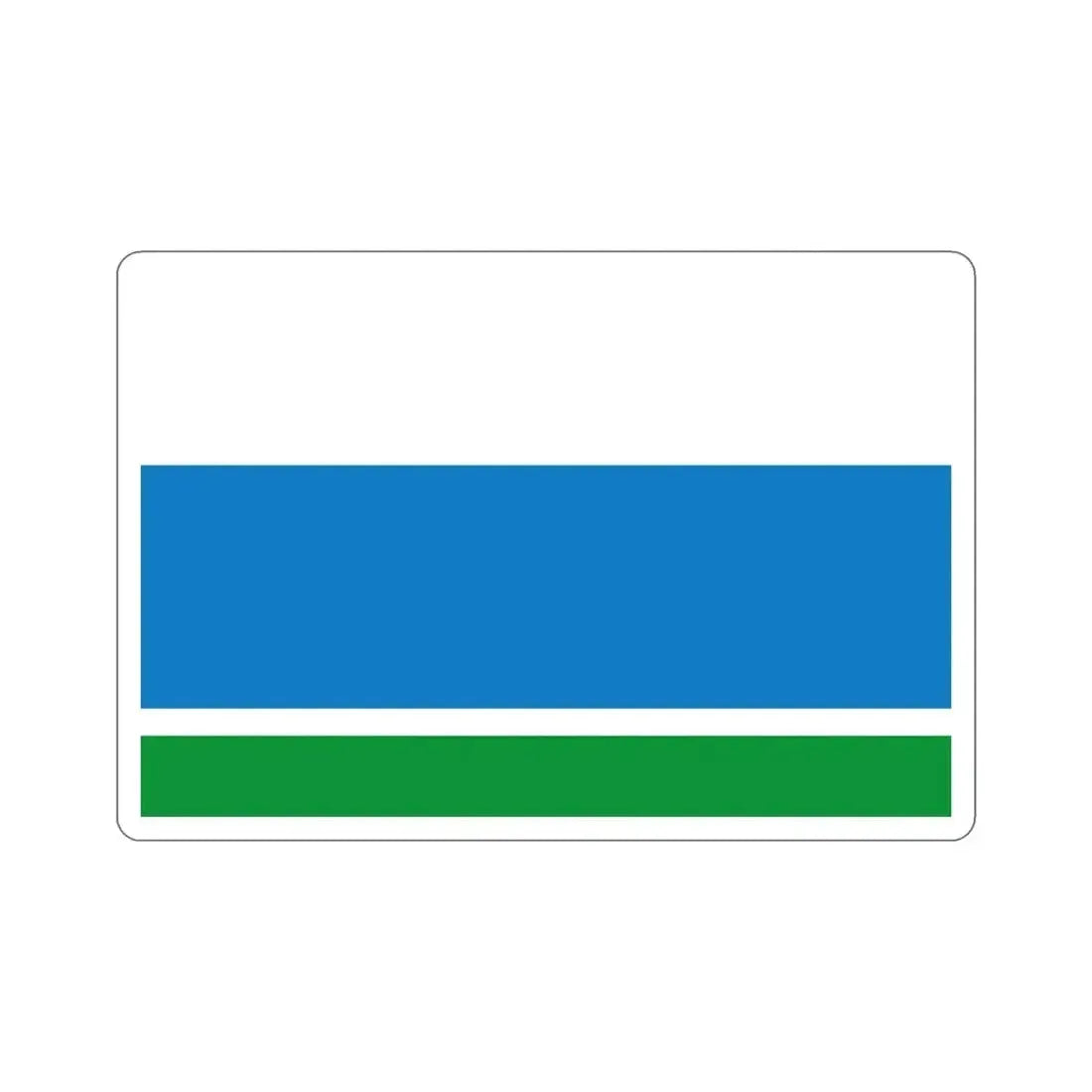 Flag of Sverdlovsk Oblast Russia STICKER Vinyl Die-Cut Decal - The Sticker Space