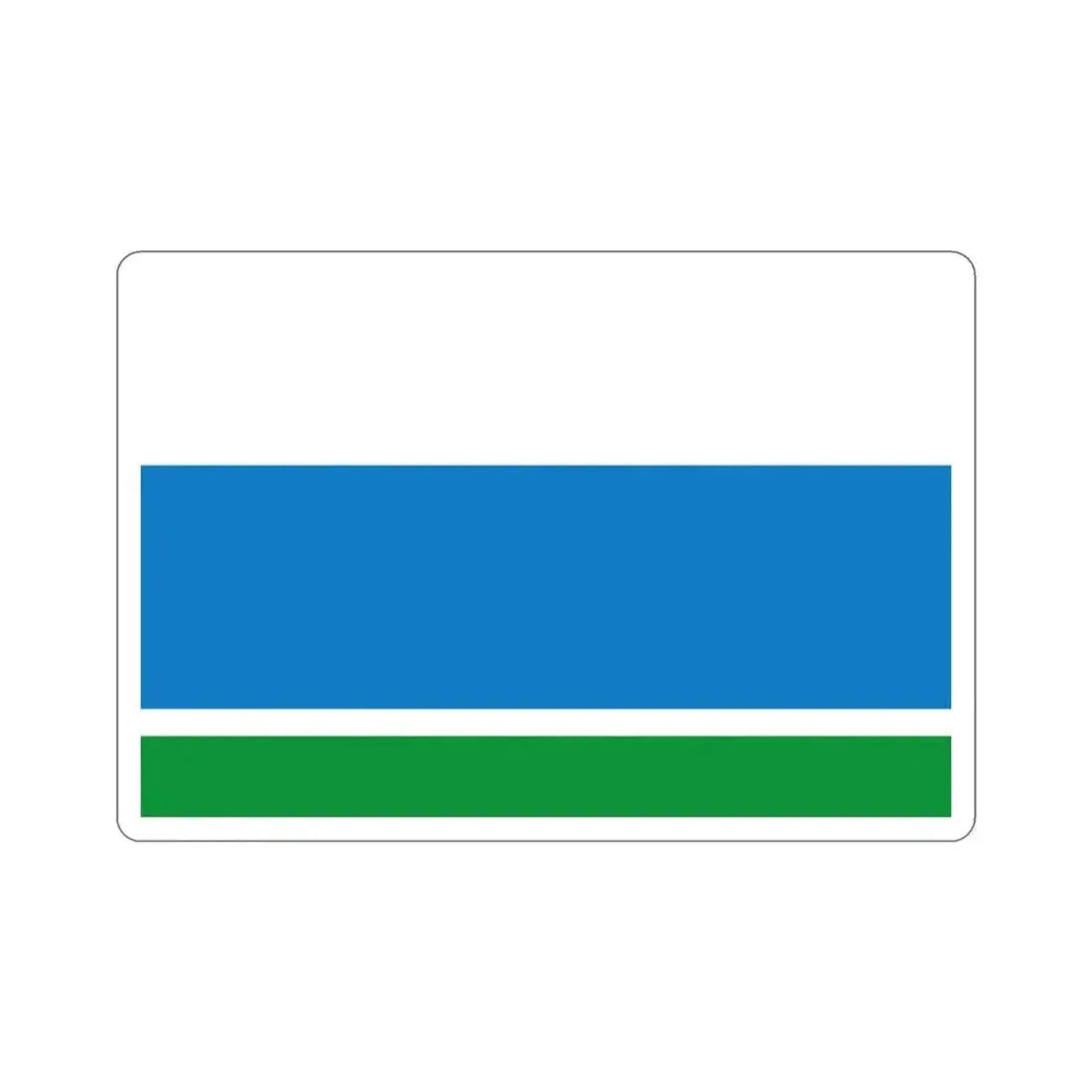 Flag of Sverdlovsk Oblast Russia STICKER Vinyl Die-Cut Decal - The Sticker Space