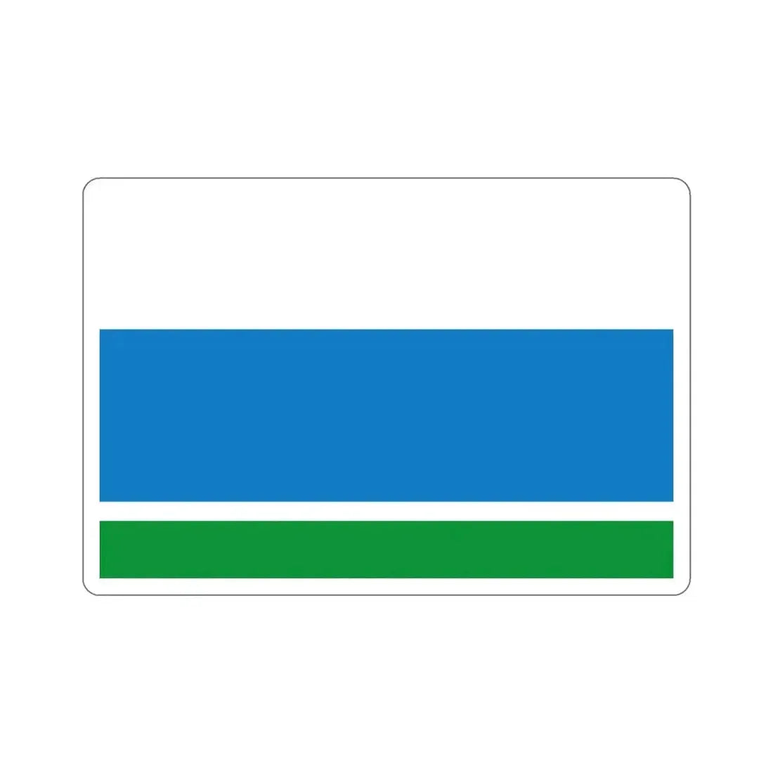 Flag of Sverdlovsk Oblast Russia STICKER Vinyl Die-Cut Decal - The Sticker Space