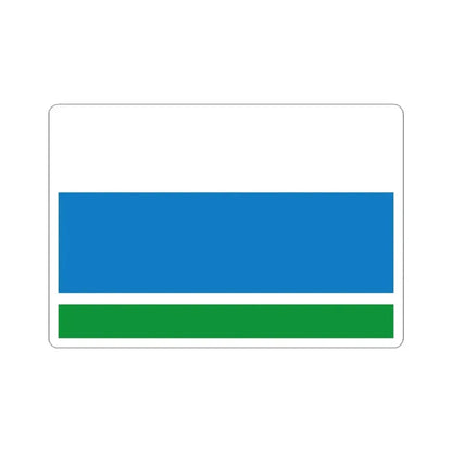 Flag of Sverdlovsk Oblast Russia - STICKER Vinyl Kiss-Cut Decal 3 Inch White - The Sticker Space