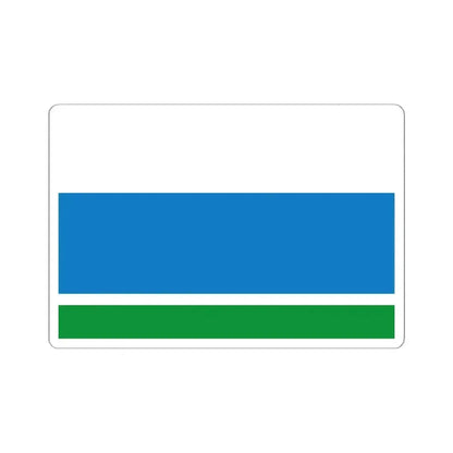 Flag of Sverdlovsk Oblast Russia - STICKER Vinyl Kiss-Cut Decal 6 Inch White - The Sticker Space