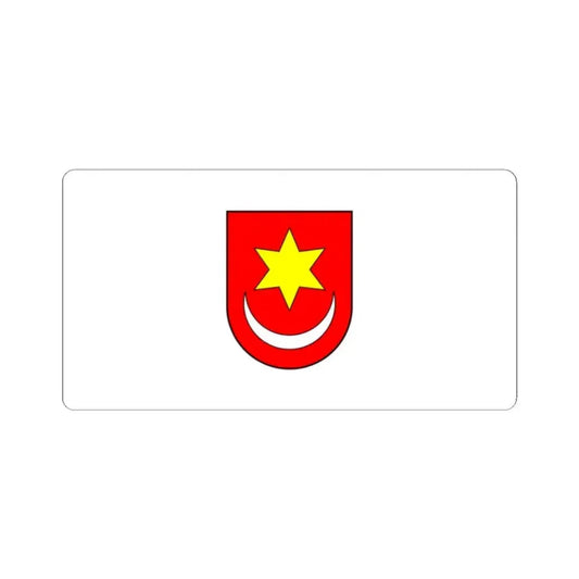 Flag of Sveti Ivan Zelina (Croatia) STICKER Vinyl Kiss-Cut Decal 2 Inch White - The Sticker Space
