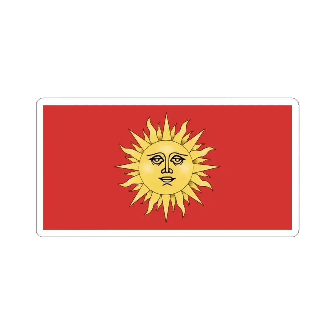 Flag of Svietlahorsk (Belarus) STICKER Vinyl Kiss-Cut Decal 4 Inch White - The Sticker Space