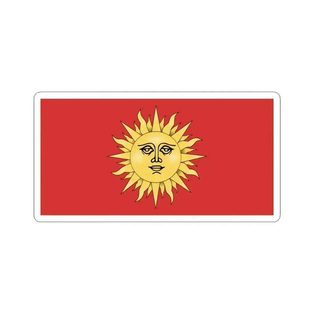 Flag of Svietlahorsk (Belarus) STICKER Vinyl Kiss-Cut Decal 6 Inch White - The Sticker Space