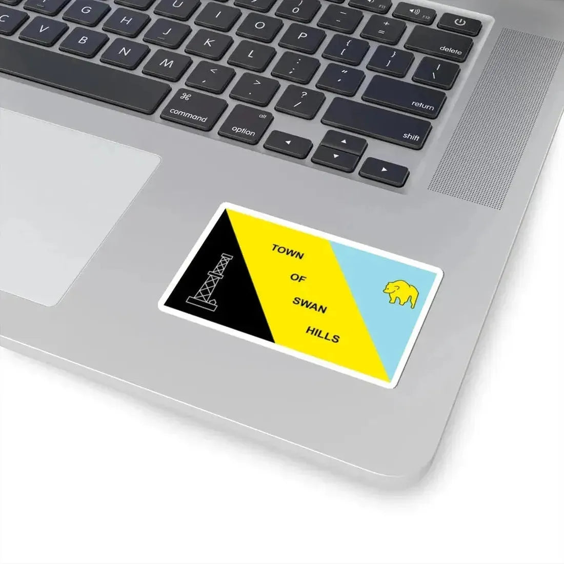 Flag of Swan Hills (Canada) STICKER Vinyl Kiss-Cut Decal - The Sticker Space