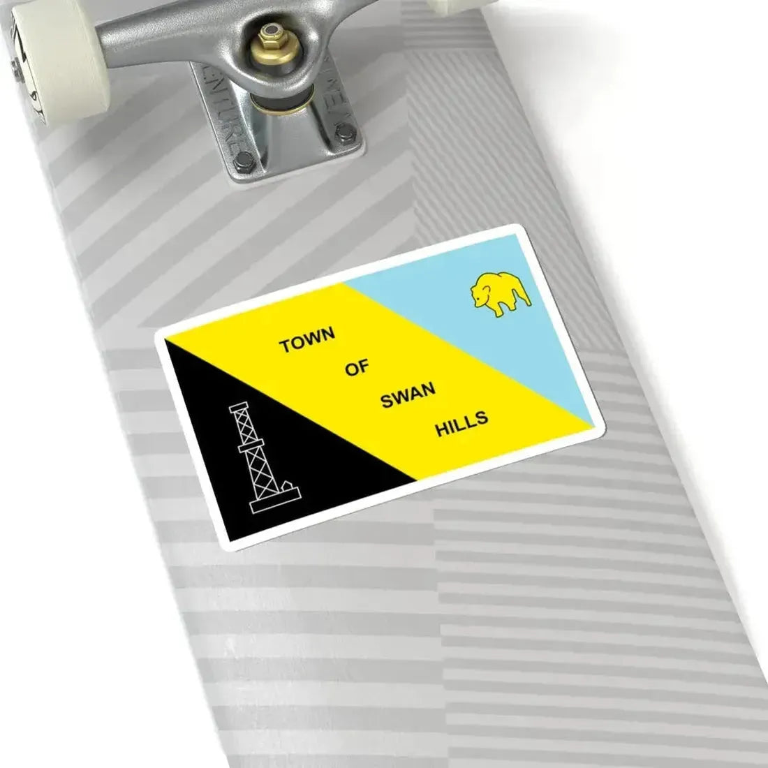 Flag of Swan Hills (Canada) STICKER Vinyl Kiss-Cut Decal - The Sticker Space