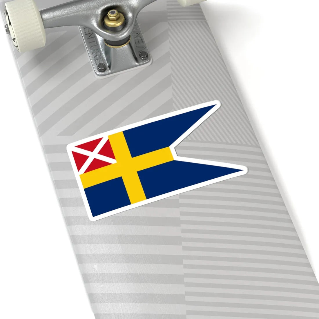 Flag of Sweden 1818-1844 alternative (Estonia) STICKER Vinyl Kiss-Cut Decal - The Sticker Space