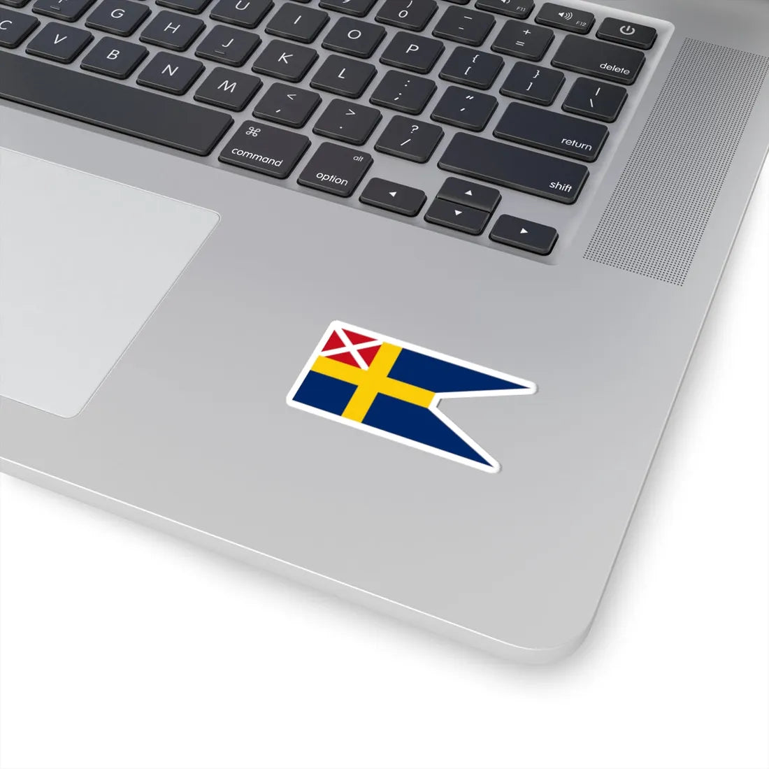 Flag of Sweden 1818-1844 alternative (Estonia) STICKER Vinyl Kiss-Cut Decal - The Sticker Space