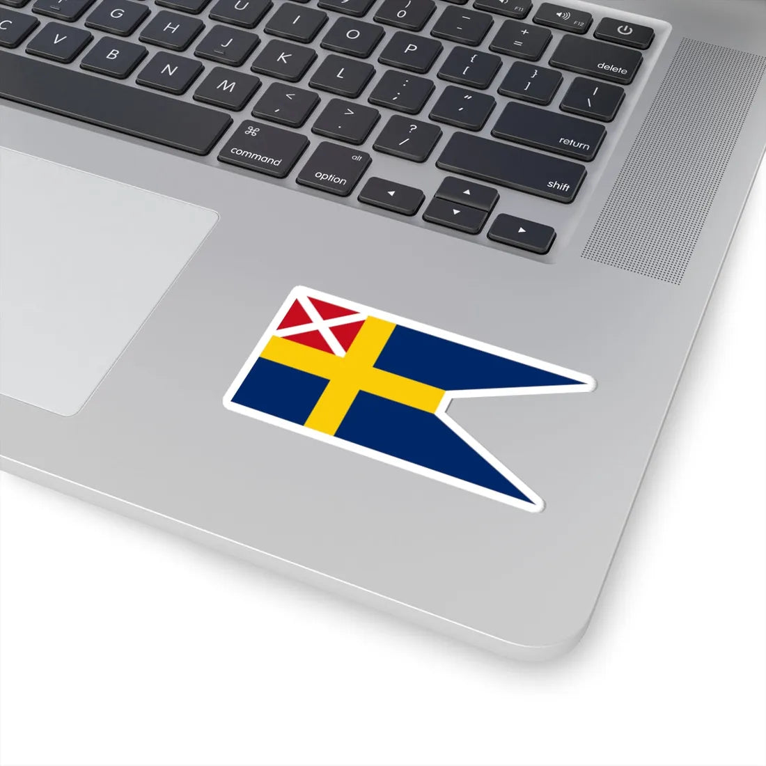 Flag of Sweden 1818-1844 alternative (Estonia) STICKER Vinyl Kiss-Cut Decal - The Sticker Space
