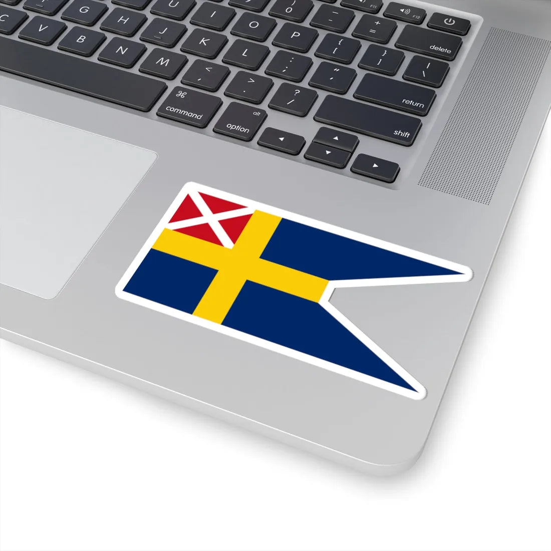 Flag of Sweden 1818-1844 alternative (Estonia) STICKER Vinyl Kiss-Cut Decal - The Sticker Space