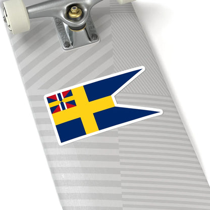 Flag of Sweden 1897-1905 alternative (Estonia) STICKER Vinyl Kiss-Cut Decal - The Sticker Space