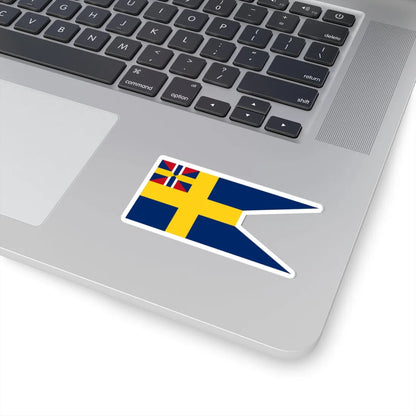 Flag of Sweden 1897-1905 alternative (Estonia) STICKER Vinyl Kiss-Cut Decal - The Sticker Space