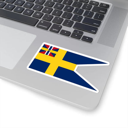 Flag of Sweden 1897-1905 alternative (Estonia) STICKER Vinyl Kiss-Cut Decal - The Sticker Space