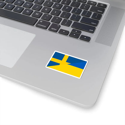 Flag of Sweden and Ukraine (Sweden) STICKER Vinyl Kiss-Cut Decal - The Sticker Space