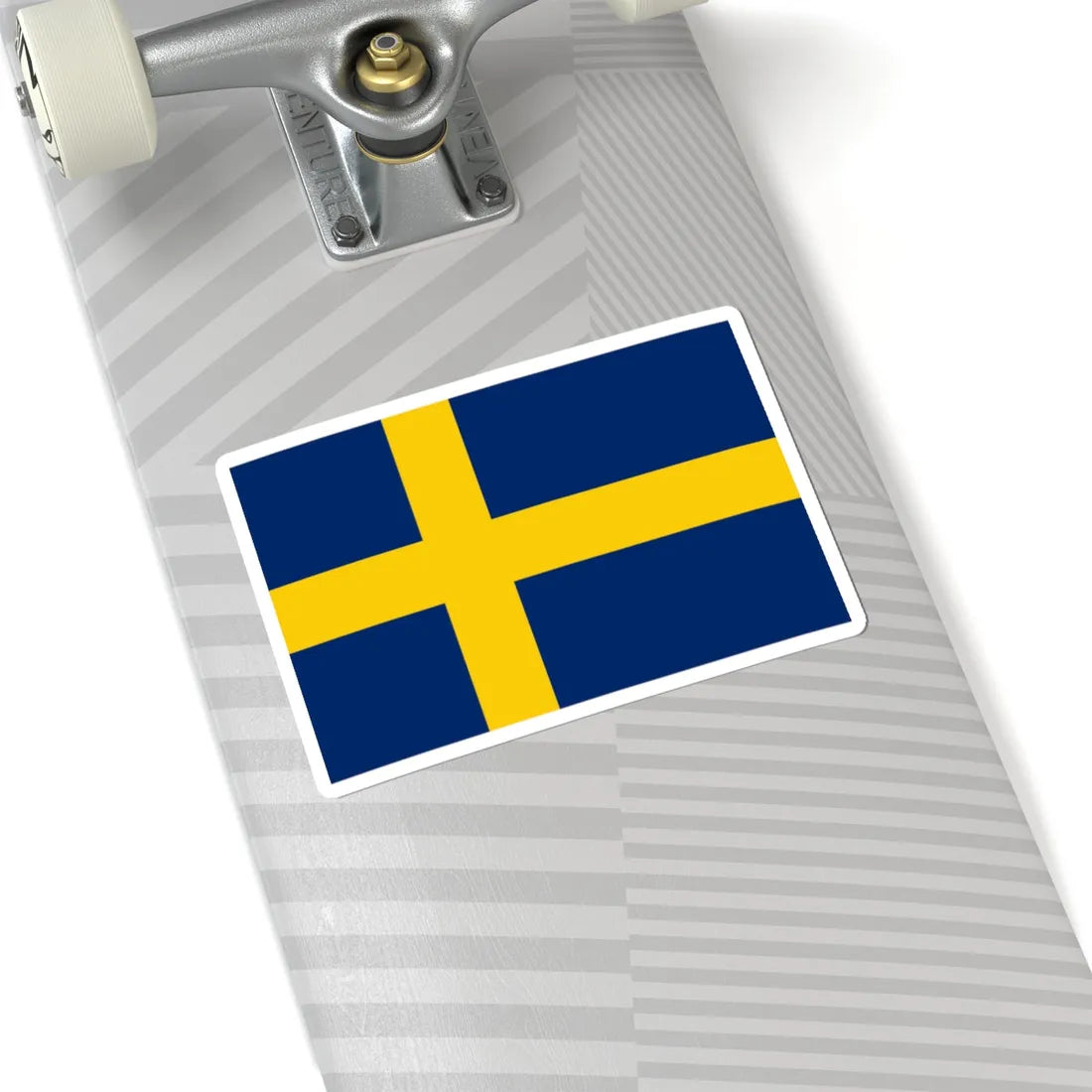 Flag of Sweden pre-1906 3-2 (Estonia) STICKER Vinyl Kiss-Cut Decal - The Sticker Space