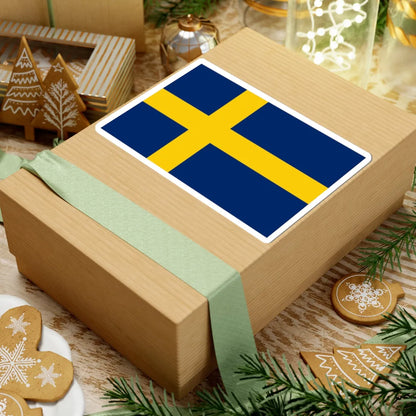 Flag of Sweden pre-1906 3-2 (Estonia) STICKER Vinyl Kiss-Cut Decal - The Sticker Space