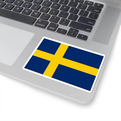 Flag of Sweden pre-1906 3-2 (Estonia) STICKER Vinyl Kiss-Cut Decal - The Sticker Space