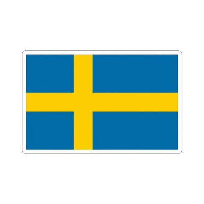 Flag of Sweden STICKER Vinyl Die-Cut Decal 3 Inch - The Sticker Space
