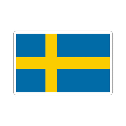 Flag of Sweden STICKER Vinyl Die-Cut Decal-4 Inch-The Sticker Space