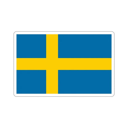 Flag of Sweden STICKER Vinyl Die-Cut Decal 5 Inch - The Sticker Space