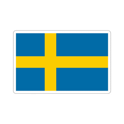 Flag of Sweden STICKER Vinyl Die-Cut Decal-6 Inch-The Sticker Space