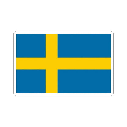 Flag of Sweden STICKER Vinyl Die-Cut Decal - The Sticker Space