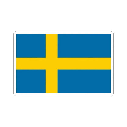Flag of Sweden STICKER Vinyl Die-Cut Decal - The Sticker Space